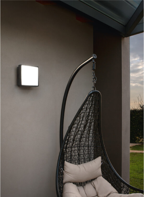 Plafoniera LED da esterno in alluminio ONDALUCE Picca